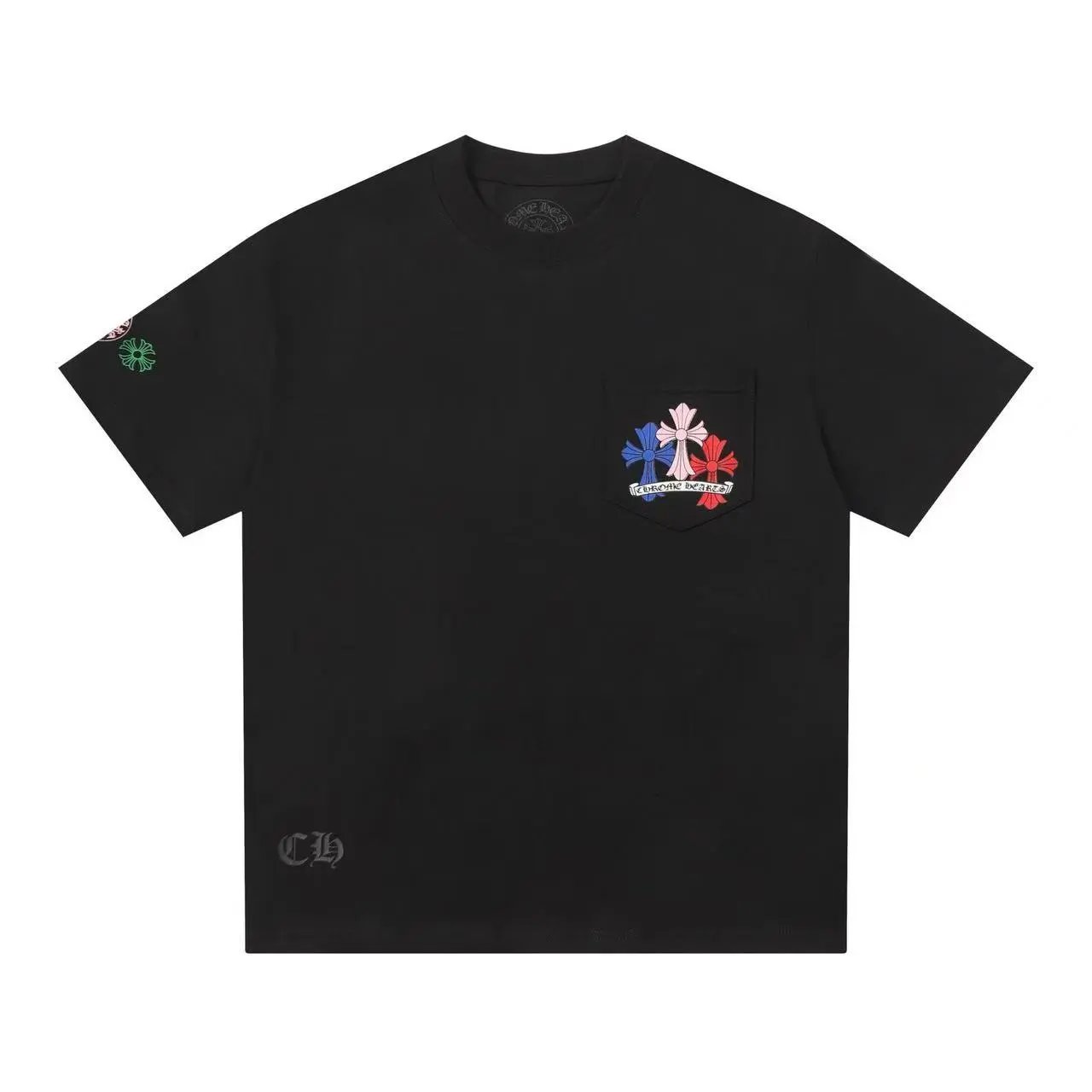Black Multicolor Short Sleeve 3