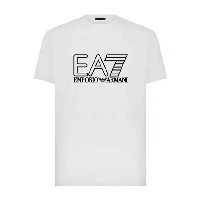 EA7 T-Shirts Short-Sleeve Logo Print product detail image 3