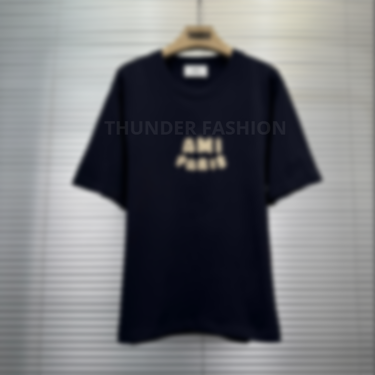 Crochet Letter Print Crewneck T-Shirt
