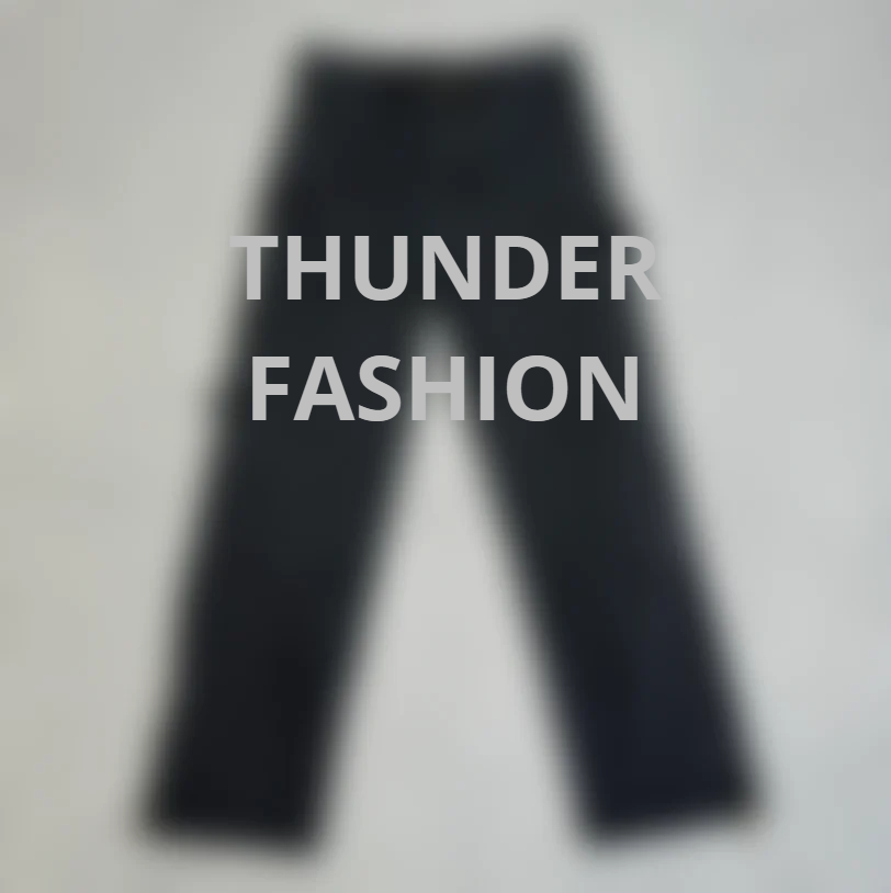 Black laminated pants