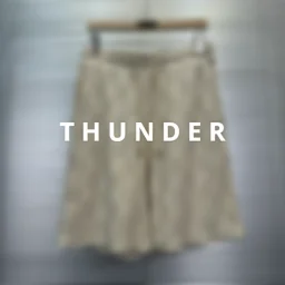 thumbnail for Checkerboard terry cloth shorts