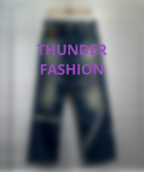 Sun fading effect pants
