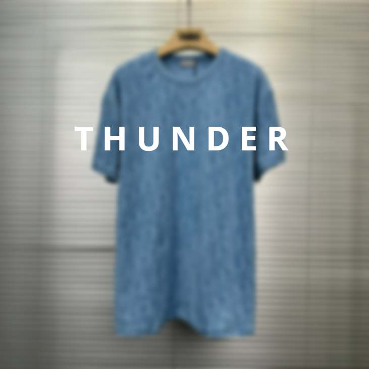 Towel letter round neck T-shirt