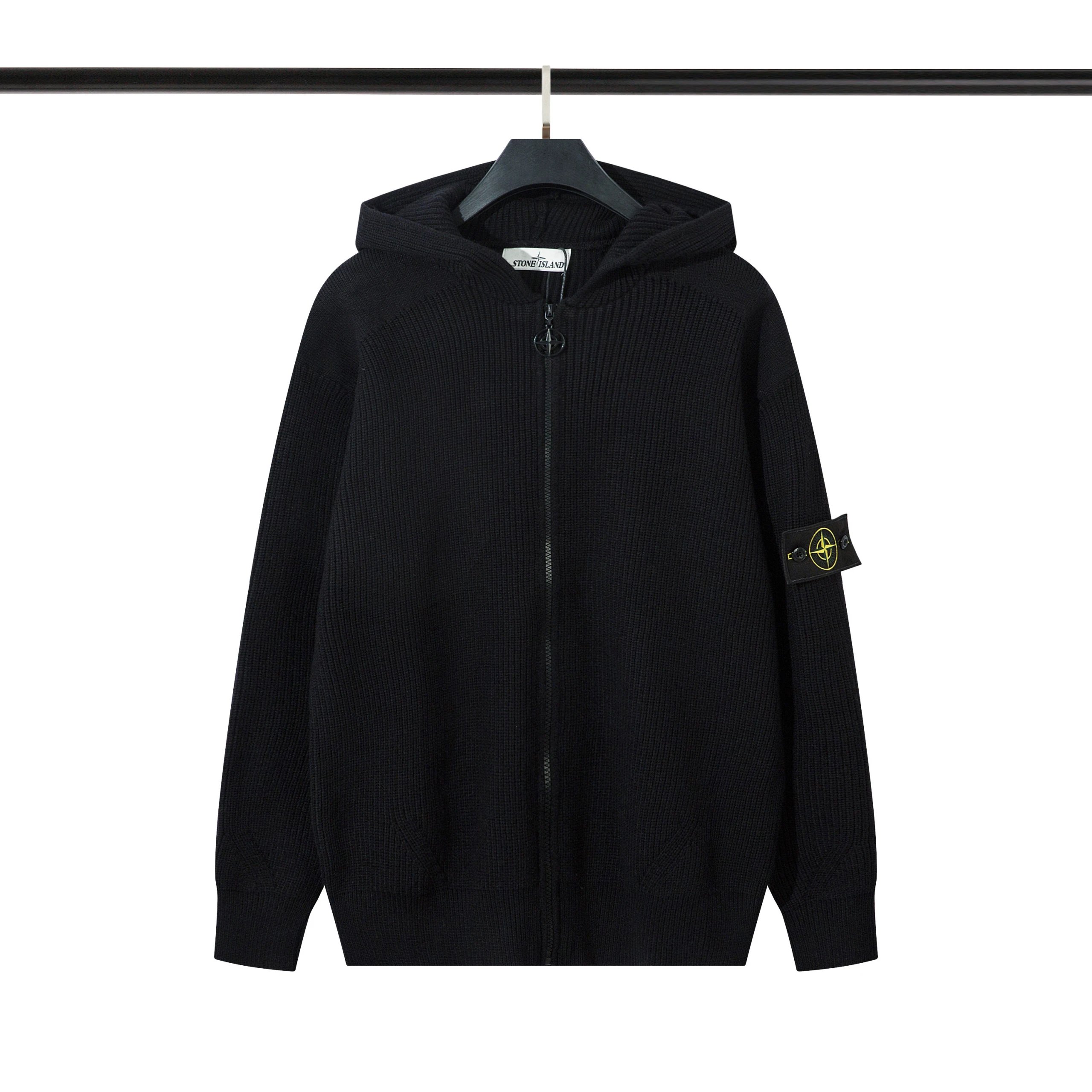 Black hooded