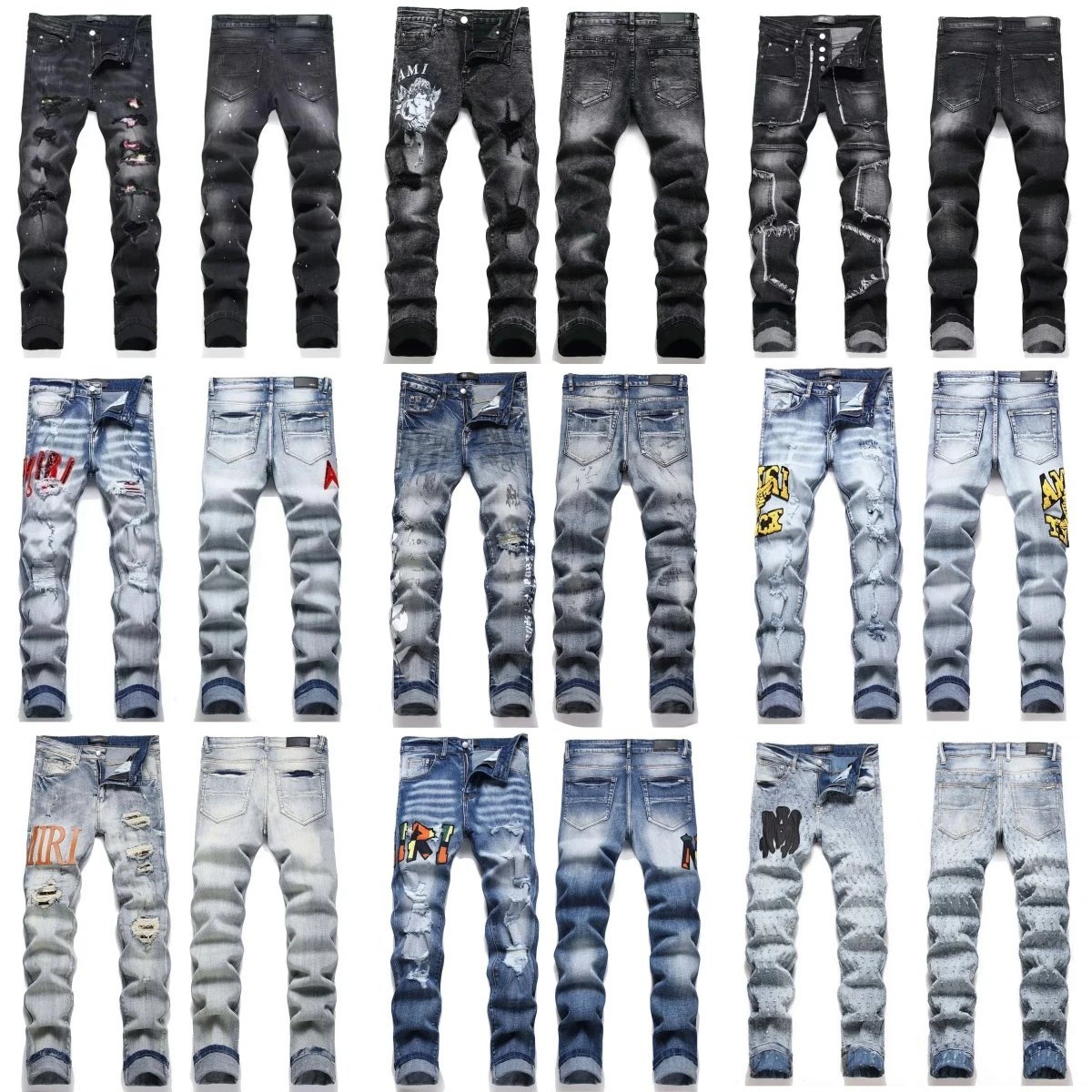 AMIRI Distressed Denim Jeans [