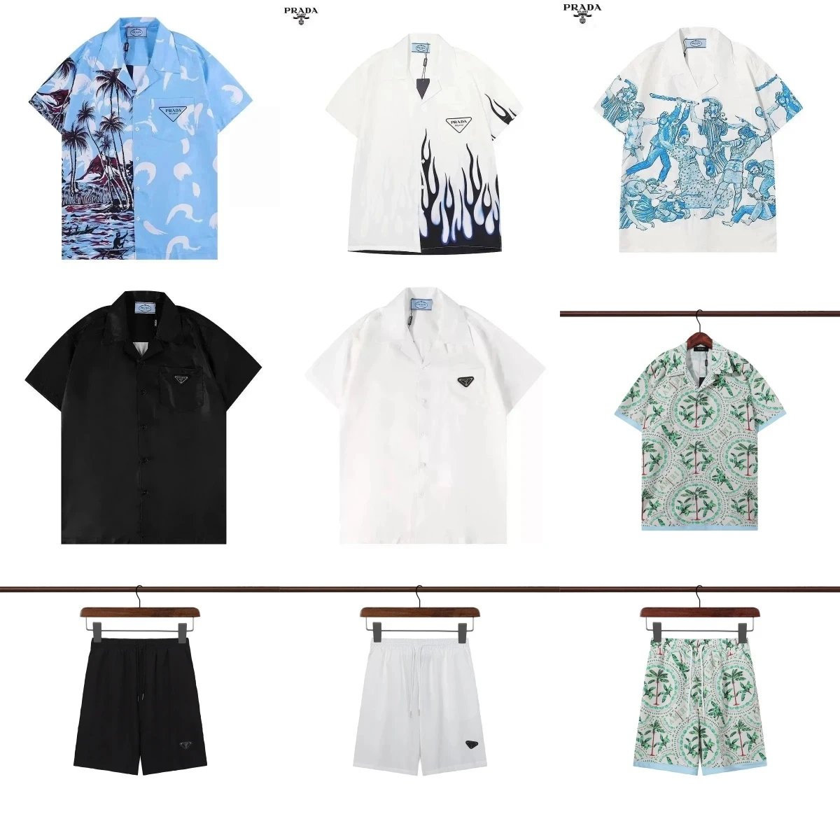 Summer Beach Shirt Resort Style Printed Shirt