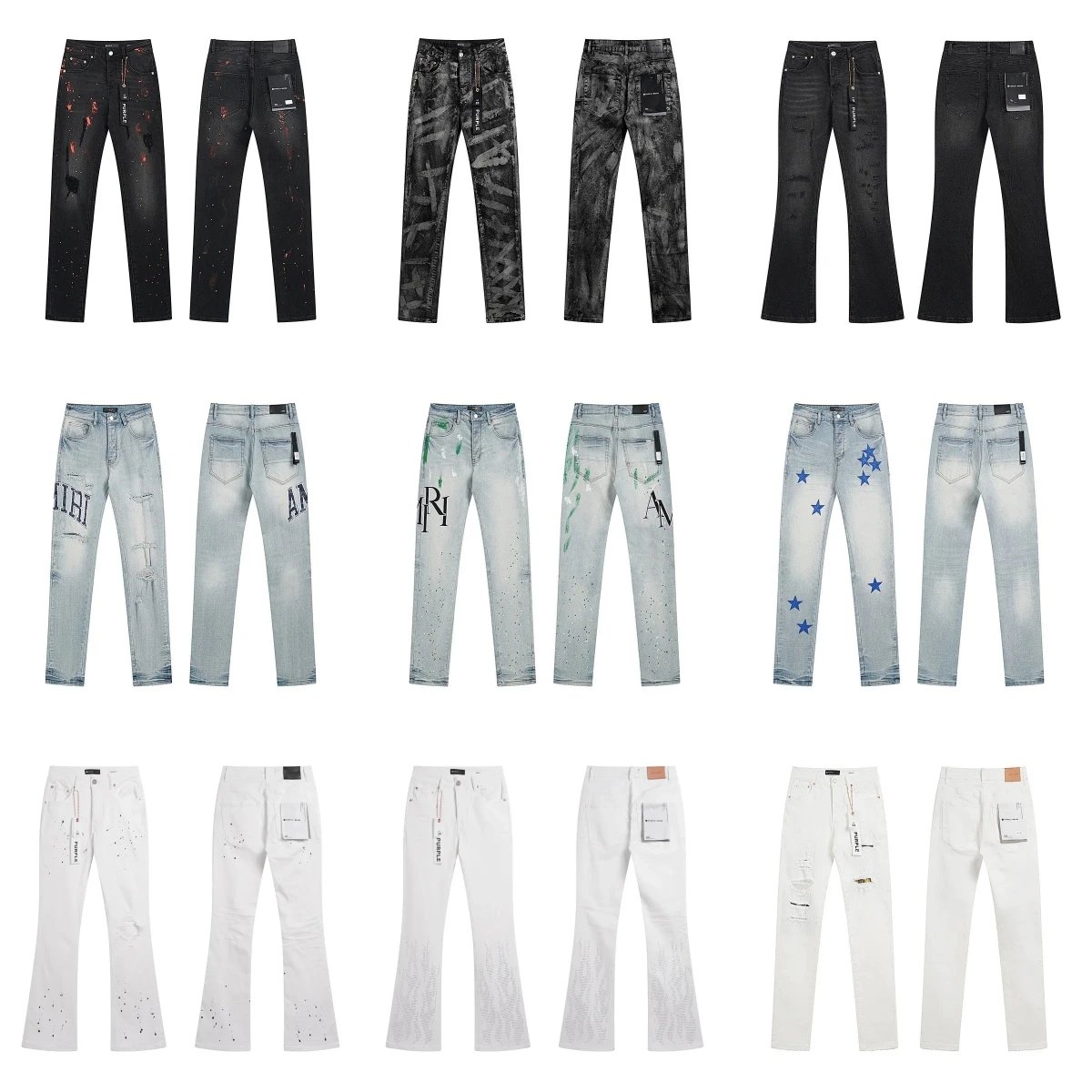 PURPLE Jeans Pants [40 styles]