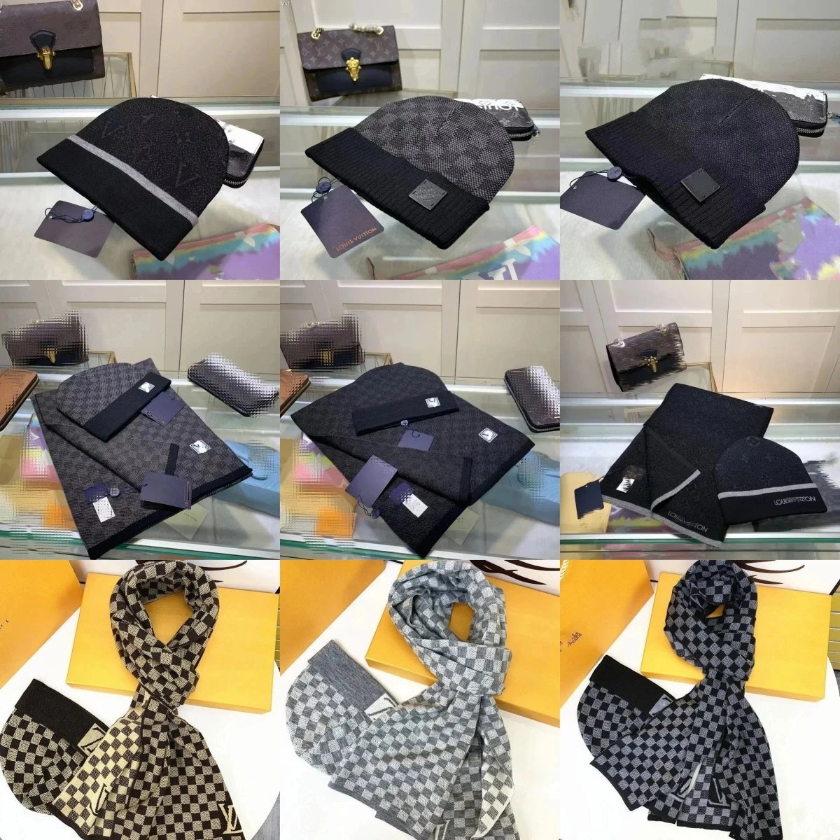 Louis Vuitton Damier Knit Bean