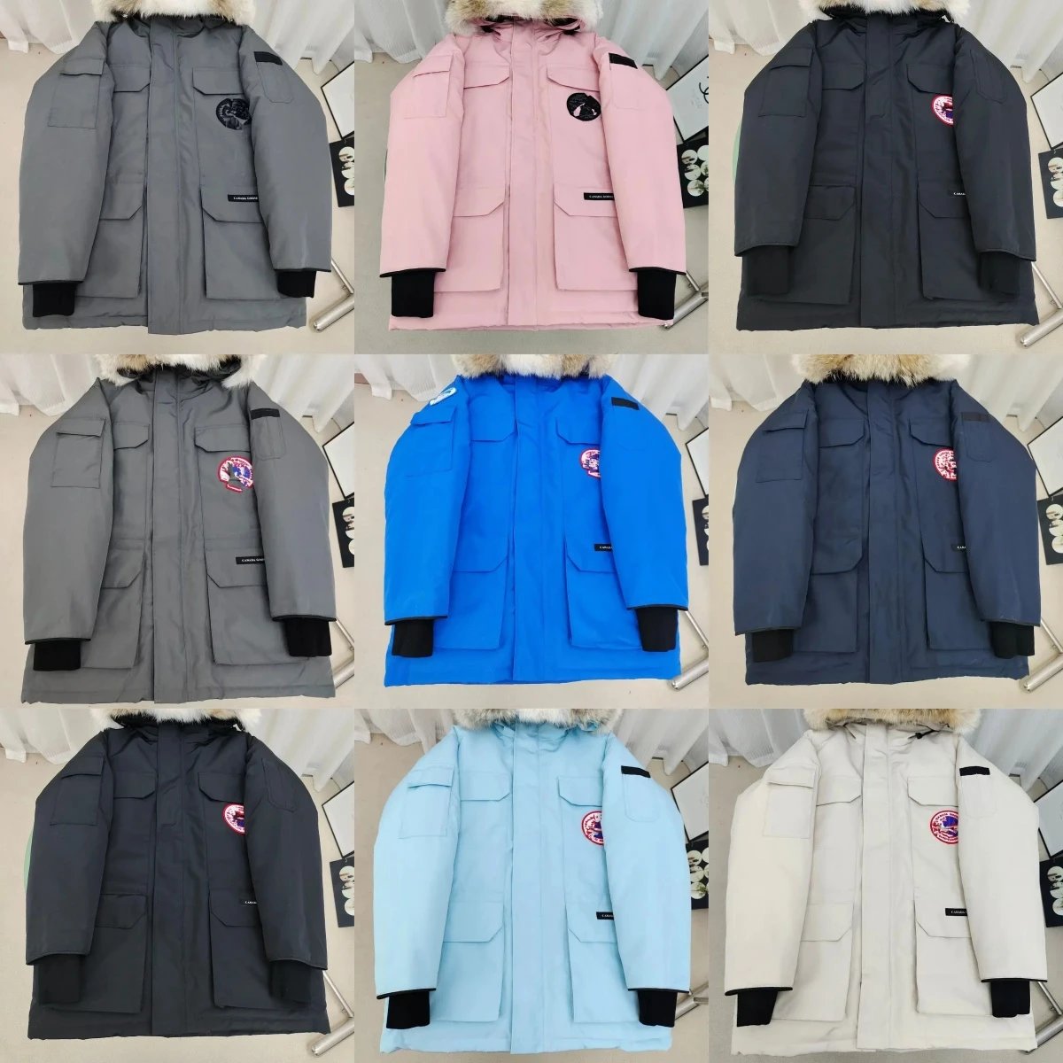 Canada Goose Puffer Jacket with Fur Hood