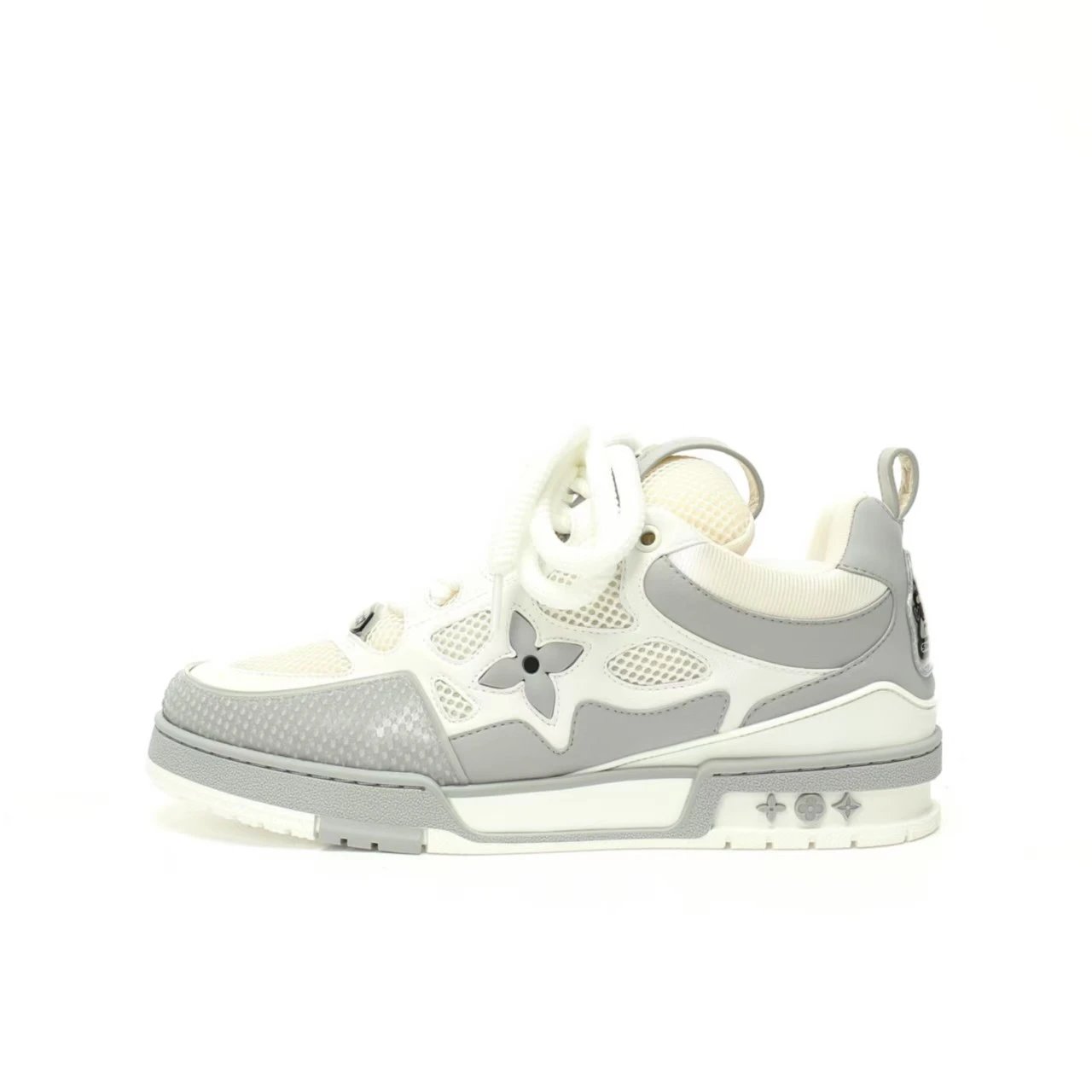 Louis Vuitton Skate Sneaker Low White Grey 1ABY49