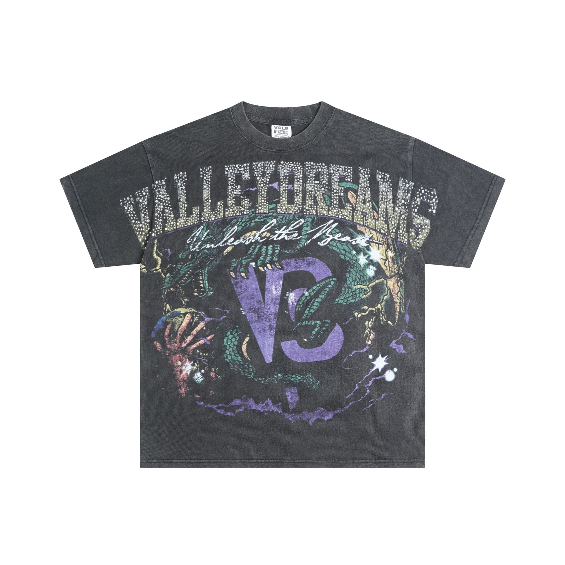 Vale USA Valley Dreams Unleash The Beast T-shirt Black