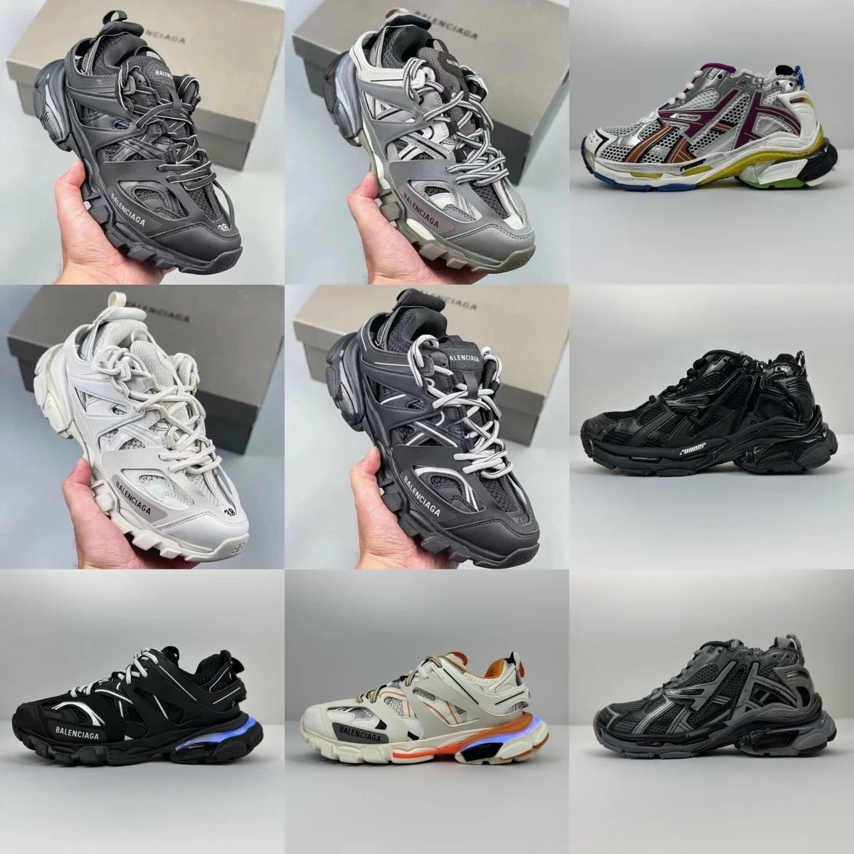 Balenciaga Vintage Athletic Casual Sneakers