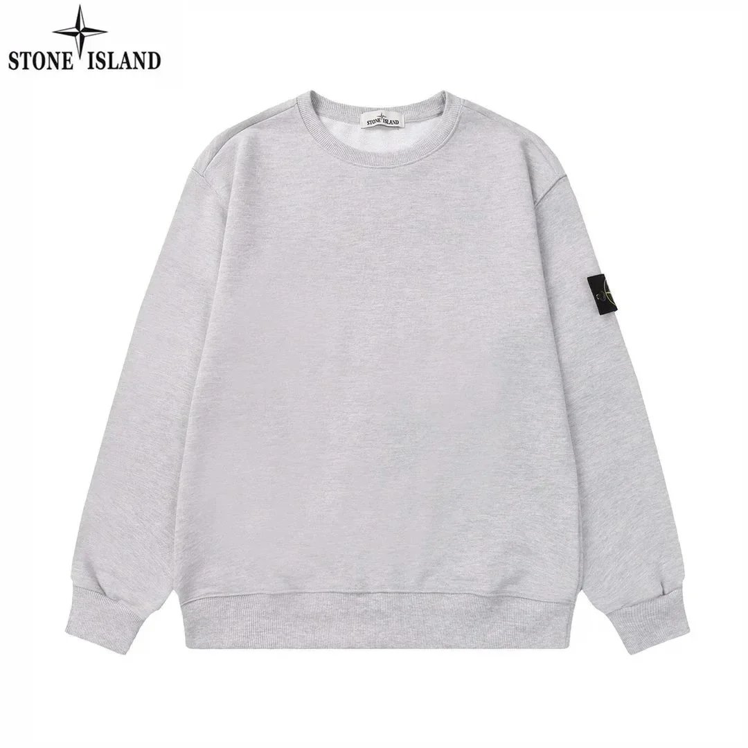 C.P. Company Hoodies & Sweatshirts Goggle-Lens Hood Full-Zip — Stone Island - Grey Crewneck