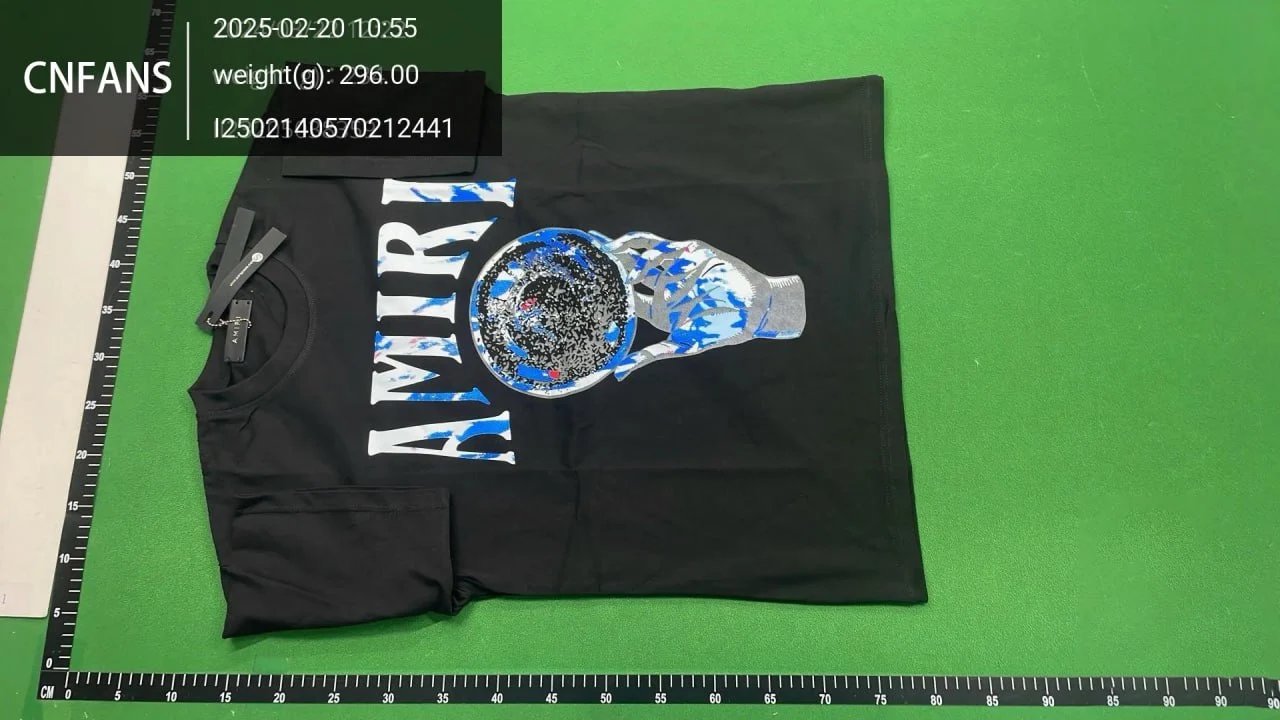 Amiri Floral Burst Logo Black T-Shirt - 15
