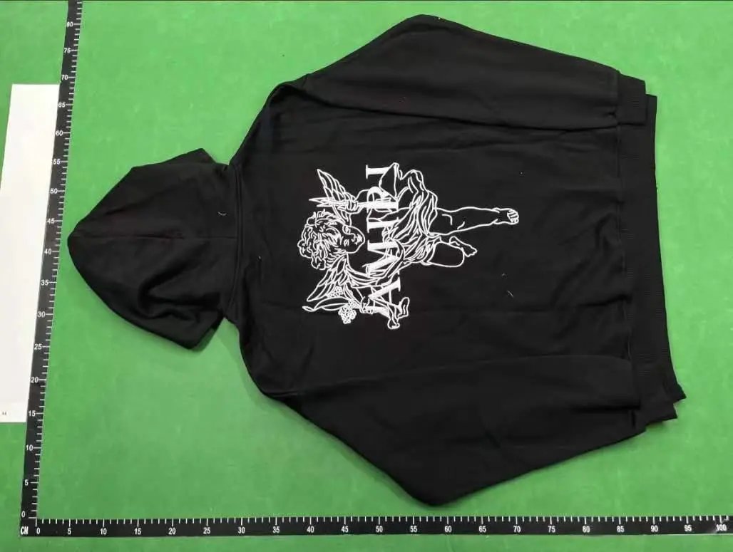Saint Tears Angelic Print Black Hoodie - 14