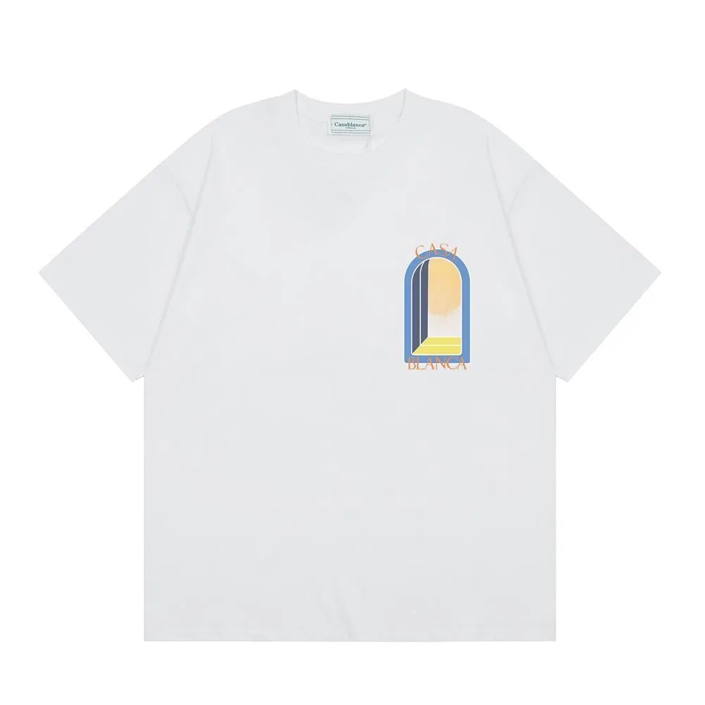 Casa Tennis Club Palm Print Black Oversized T-Shirt - 12