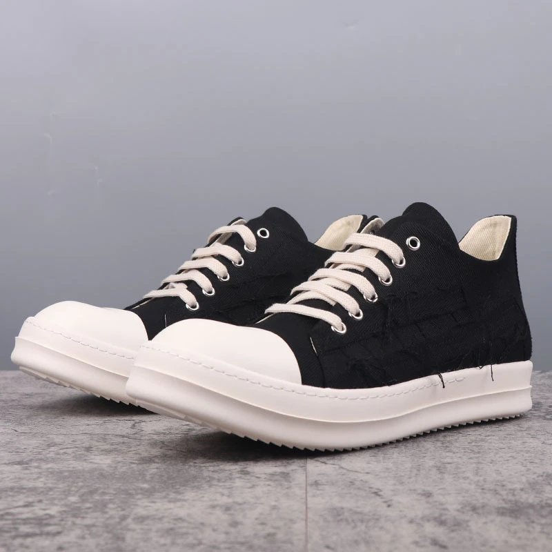 Low-top fabric strip (canvas)