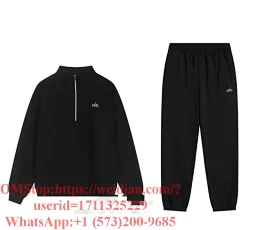 thumbnail for Tier*Alo*3.0 French Terry Cotton Hoodie, loose fit, zip-up casual set (unisex)
