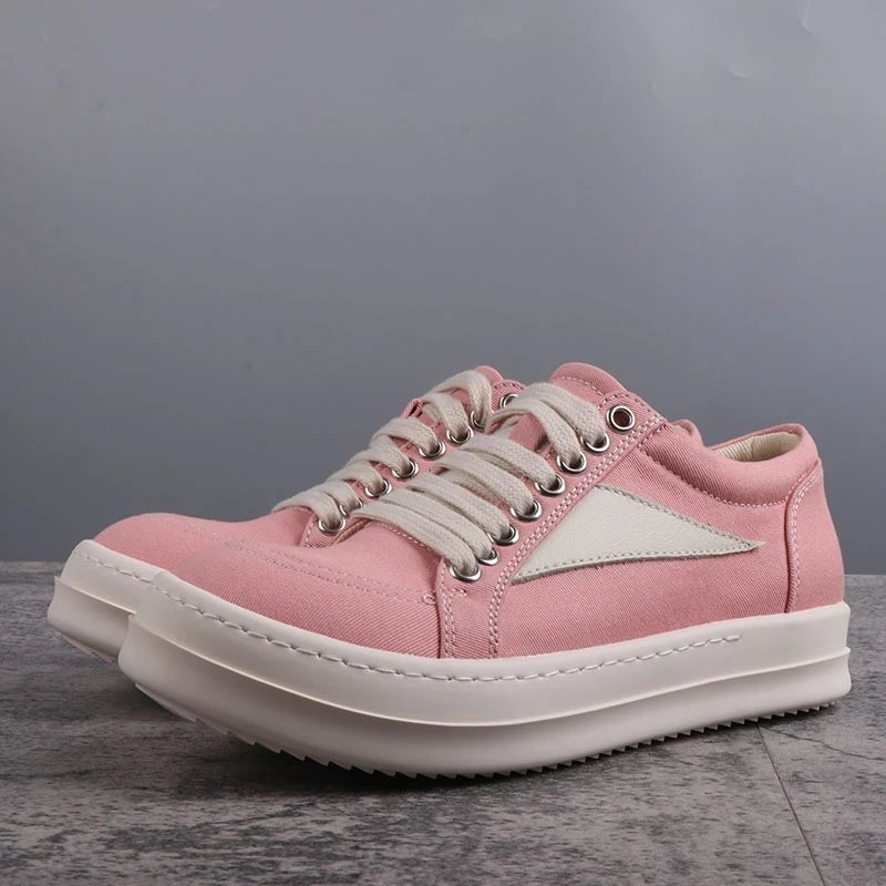 Low-top light pink (canvas)