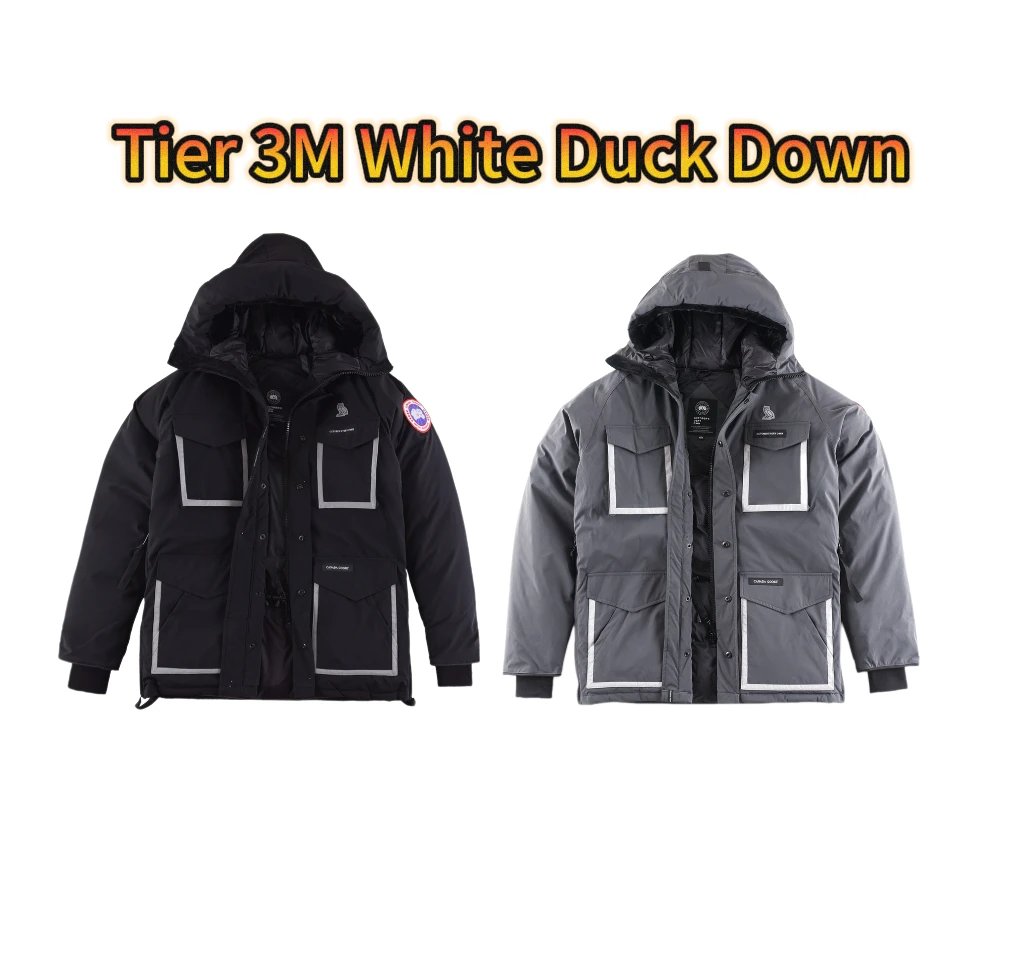 Canada Goose 3M White Duck Down Jacket