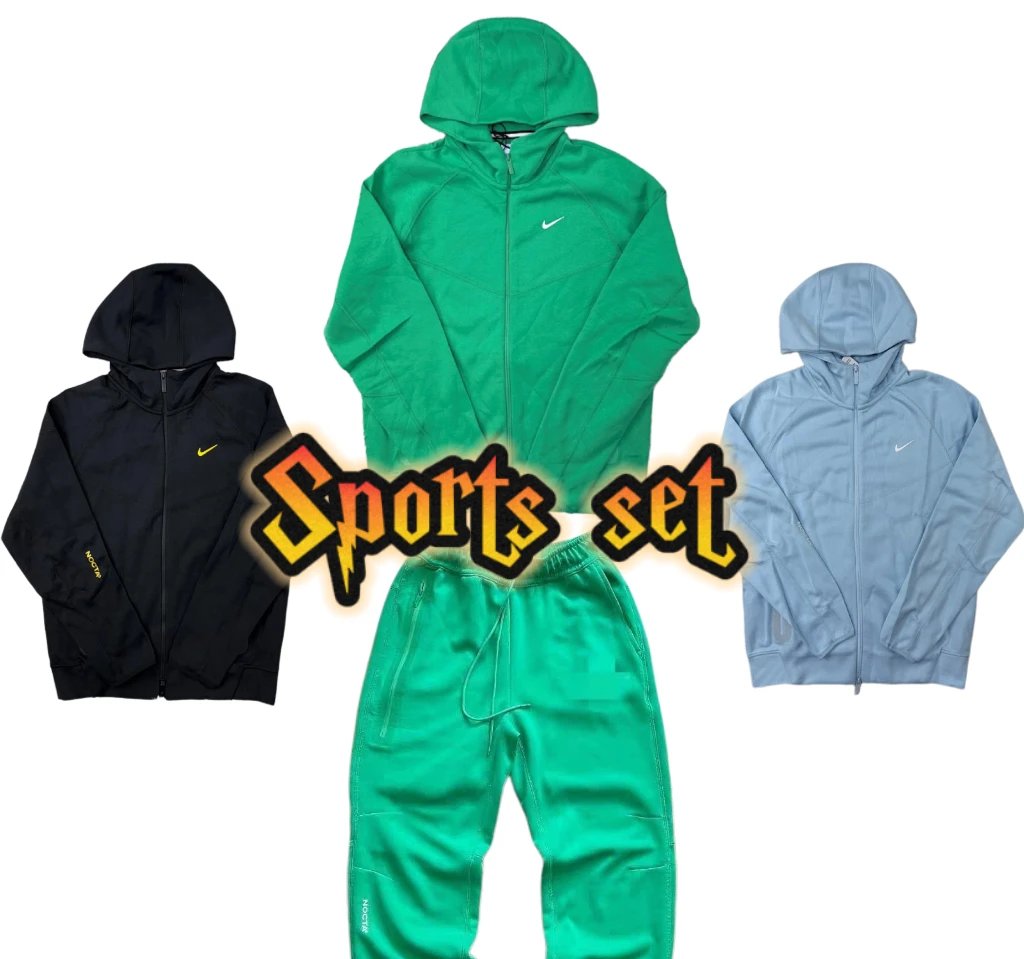 Nocta Autumn Casual Sports Hooded Zip-Up Jacket