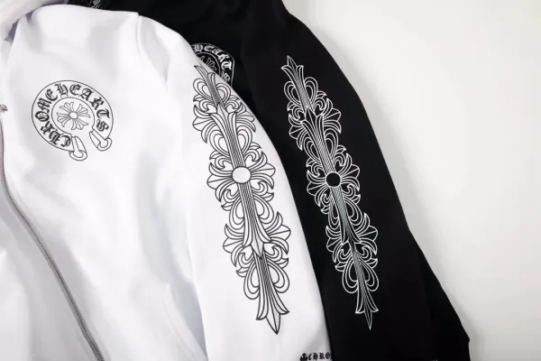 Chrome Hearts x Unknown Model Black Embroidered Hoodie - 10