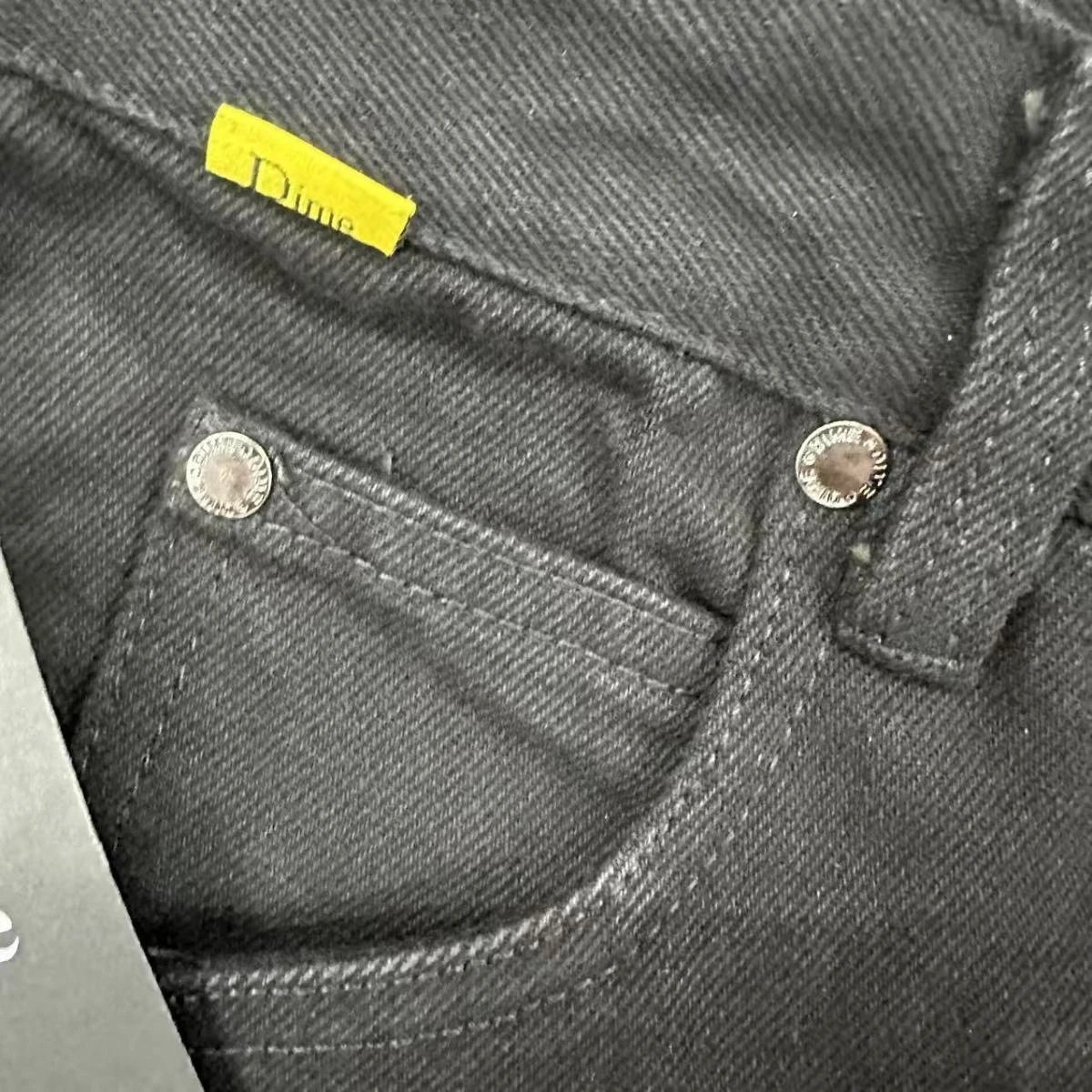 Dime Classic Straight Fit Black Jeans - 22