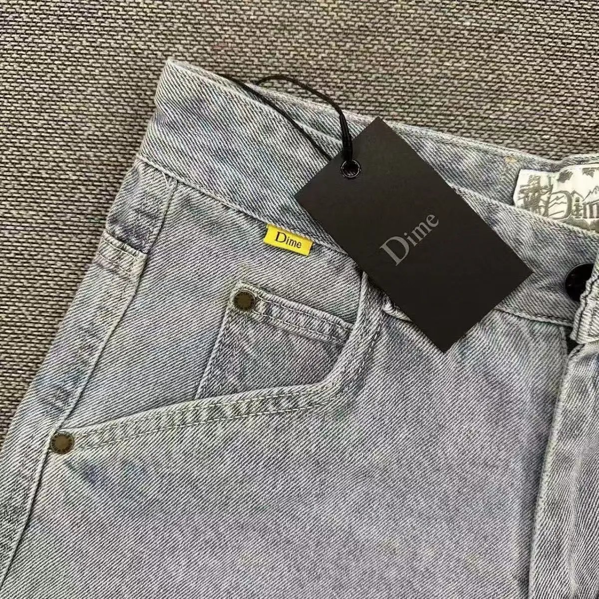 Dime Classic Straight Fit Black Jeans - 12
