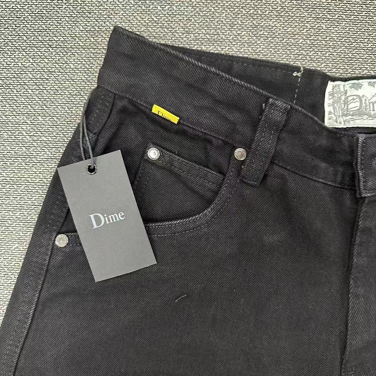 Dime Classic Straight Fit Black Jeans - 21