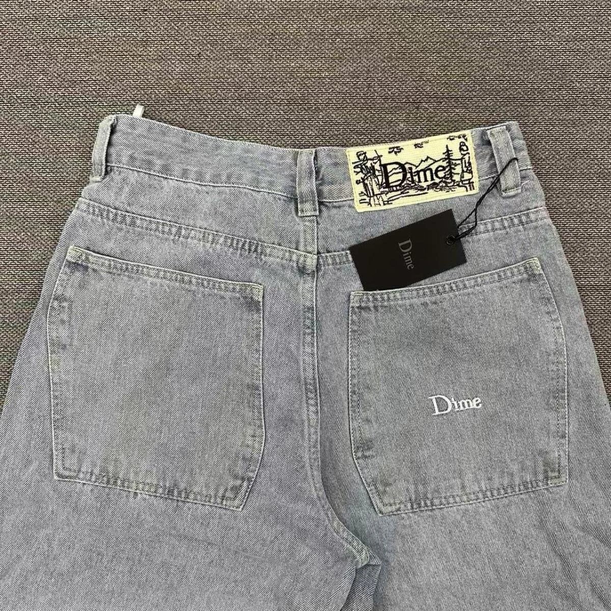 Dime Classic Straight Fit Black Jeans - 17