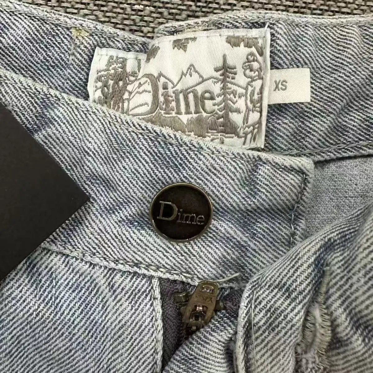 Dime Classic Straight Fit Black Jeans - 13