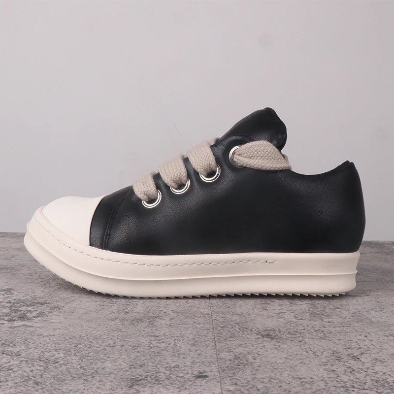 Low-top bread shoe (leather)