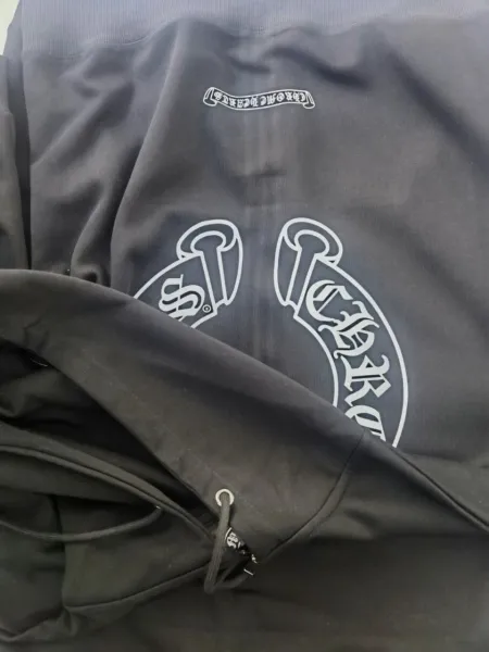 Chrome Hearts x Unknown Model Black Embroidered Hoodie - 17