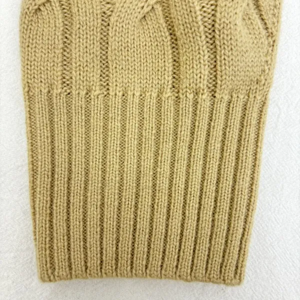 Cable Knit Crewneck Sweater in Cream - 18