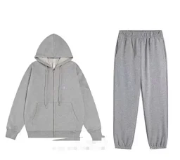 thumbnail for alo*Autumn/Winter Sports Hooded Sweatshirt Set Relaxed Fit Unisex cotton Hoodie Set
