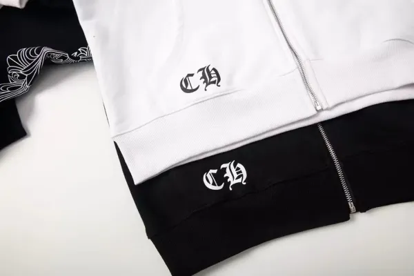 Chrome Hearts x Unknown Model Black Embroidered Hoodie - 13
