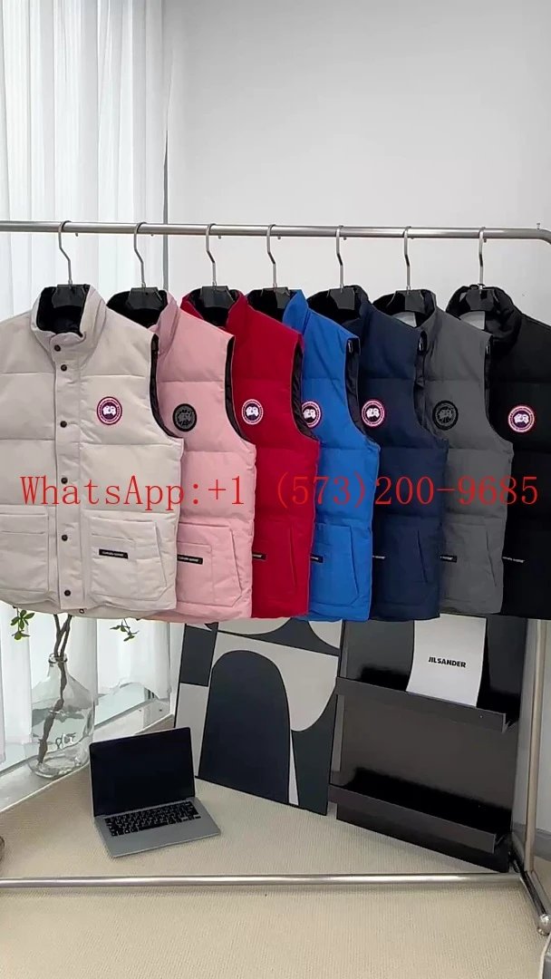 Canada Goose White Duck Down Classic Vest