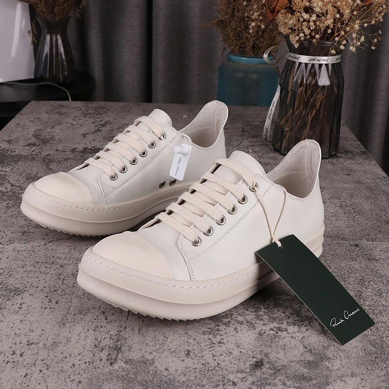 Low-top off-white thin string (leather)
