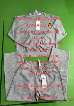thumbnail for alo*Autumn/Winter Sports Hooded Sweatshirt Set Relaxed Fit Unisex cotton Hoodie Set