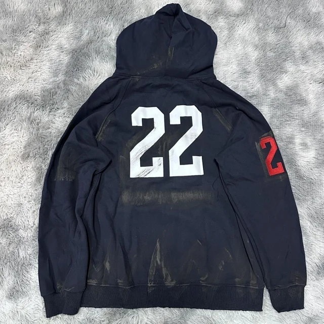 Balenciaga Hoodies & Sweatshirts Zip-Up Hoodie with Horse Embroidery and 22 Graphics product detail image 8