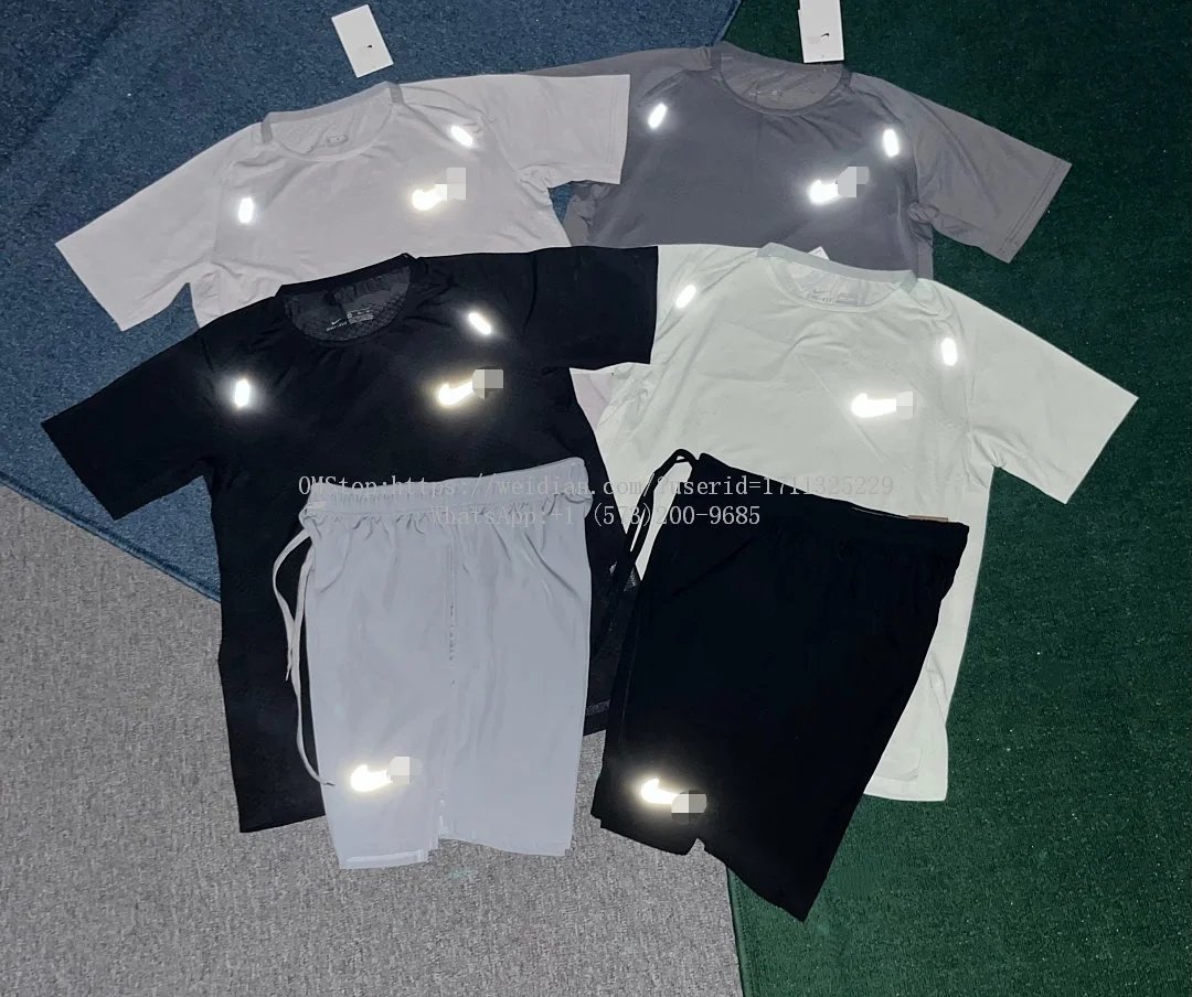 Nike Reflective Running Set Quick-Dry Sports Gym Outfit