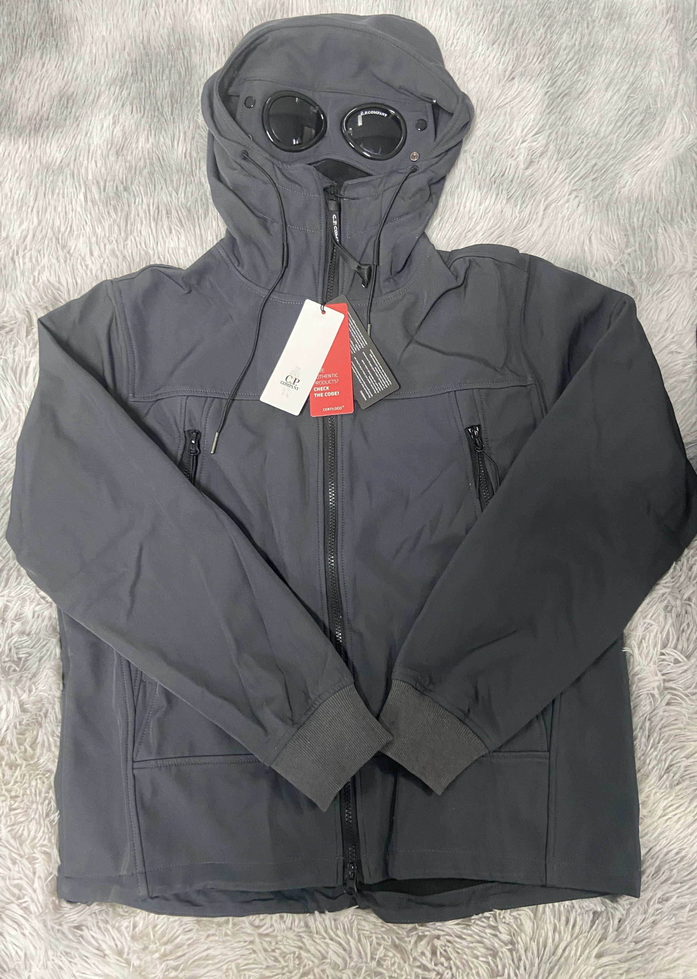 C.P. Company Hooded Windproof Softshell Hiking Jacket