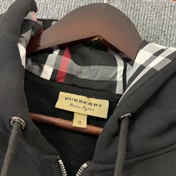 Burberry Classic Check Hoodie Gray - 17