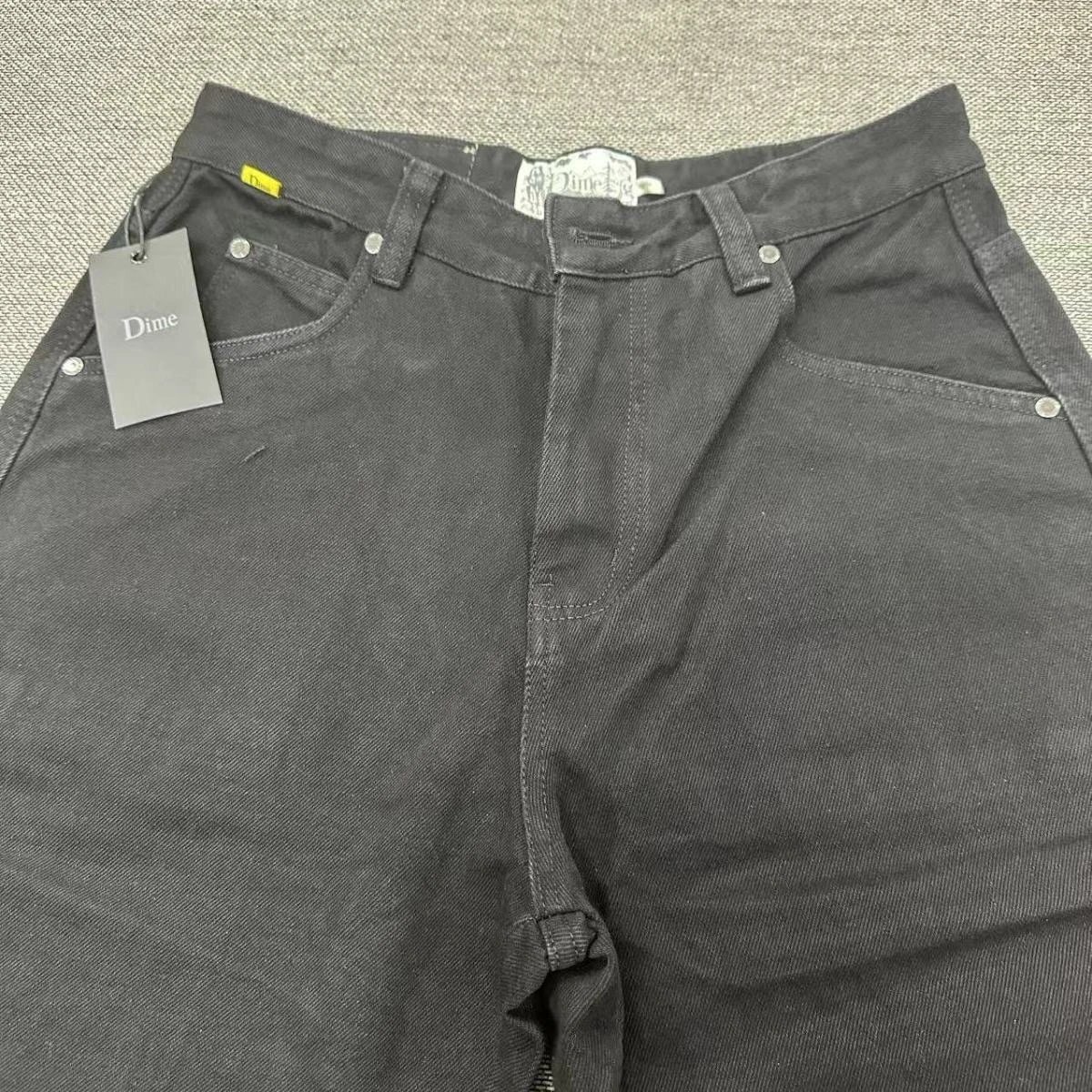 Dime Classic Straight Fit Black Jeans - 24