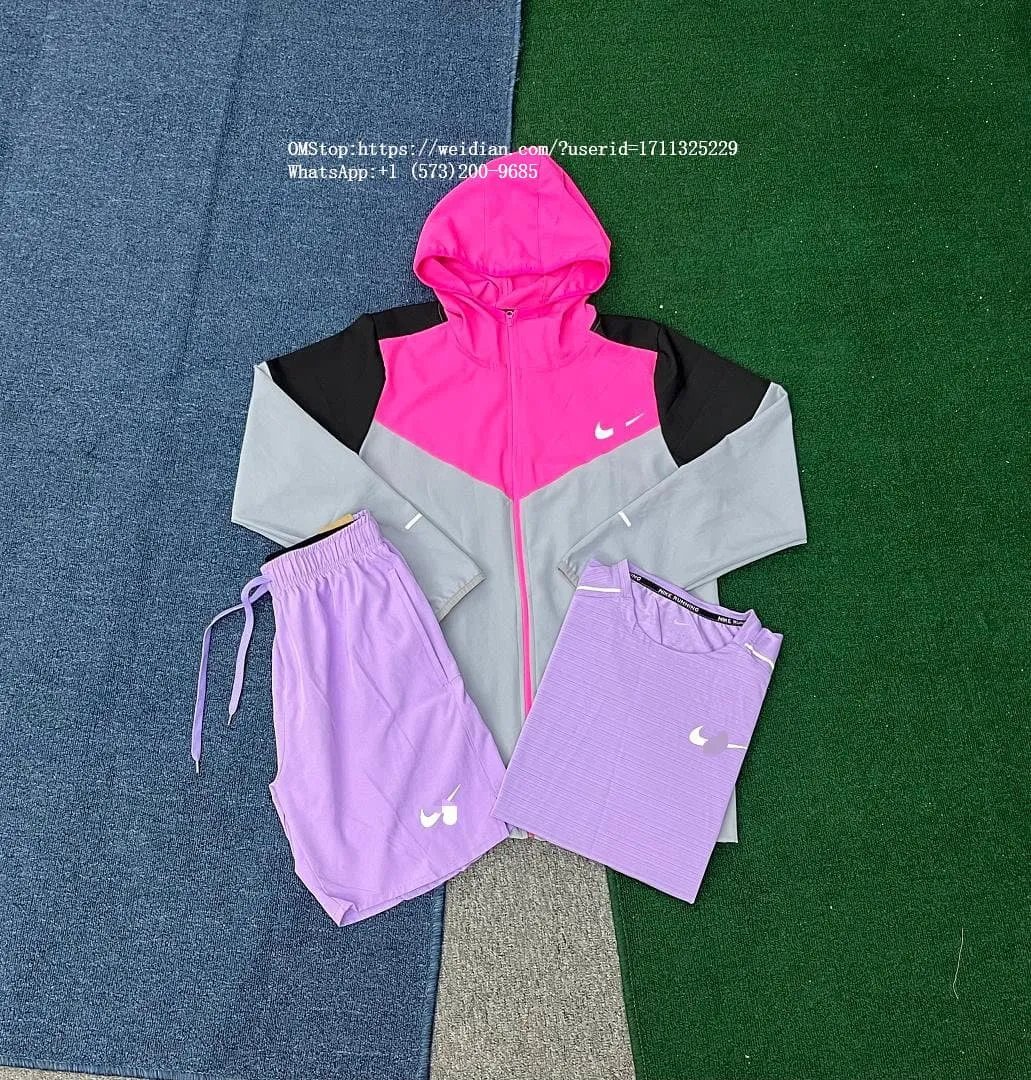 Color-Block Hooded Track Suit Set photo 2
