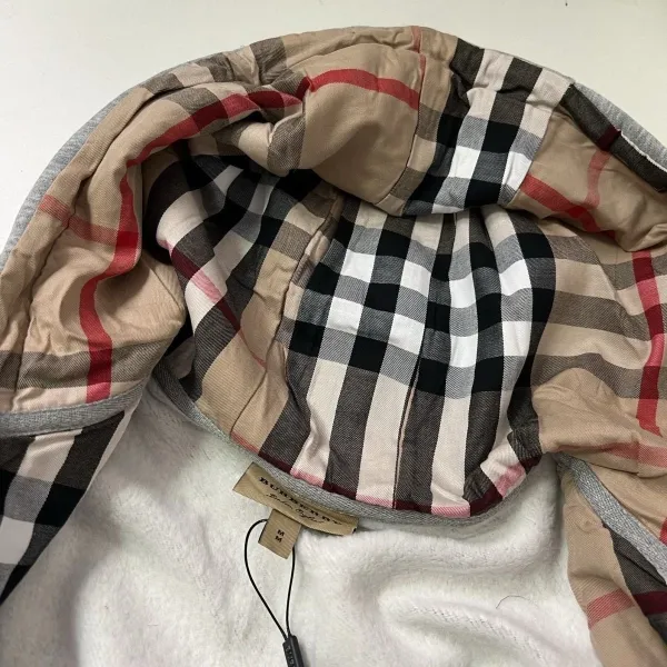 Burberry Classic Check Hoodie Gray - 16