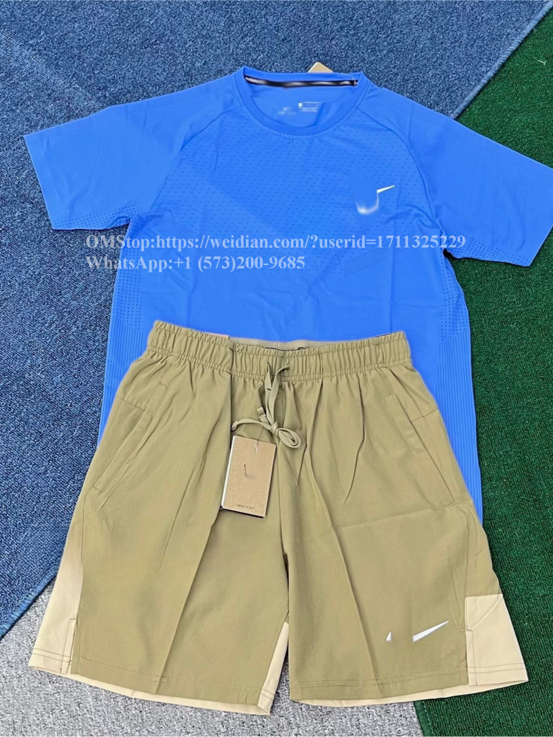 1102 sky blue+975 khaki