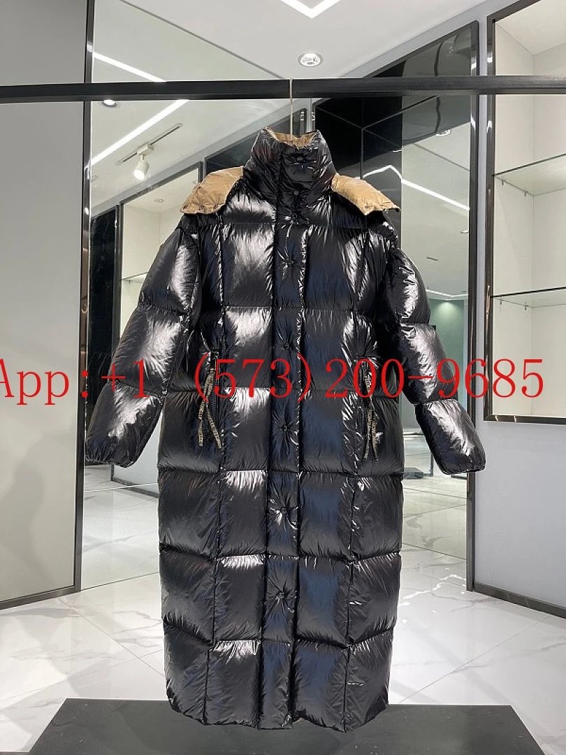 Moncler Parana Long Glossy Hooded Down Puffer Coat