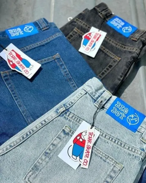 Digital Pionker Relaxed Fit Light Wash Jeans - 7