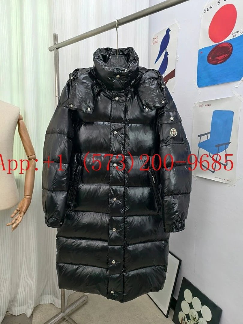 Maya Long Hooded Down Puffer Coat